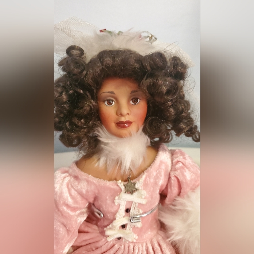 Paradise Galleries porcelain doll 17"